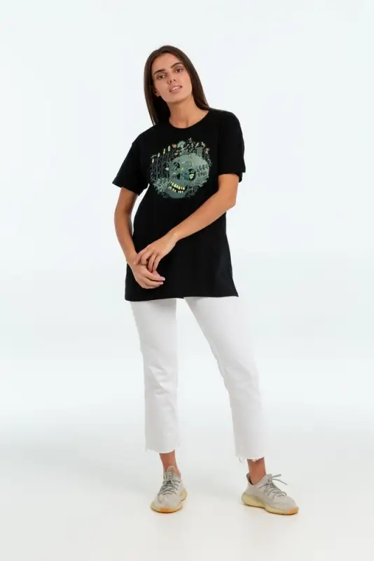 Футболка &laquo;Серенада&raquo;, черная, размер S