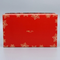 Коробка подарочная &laquo;Ёлочные игрушки&raquo;, 32.5 х 20 х 12.5 см, Новый год