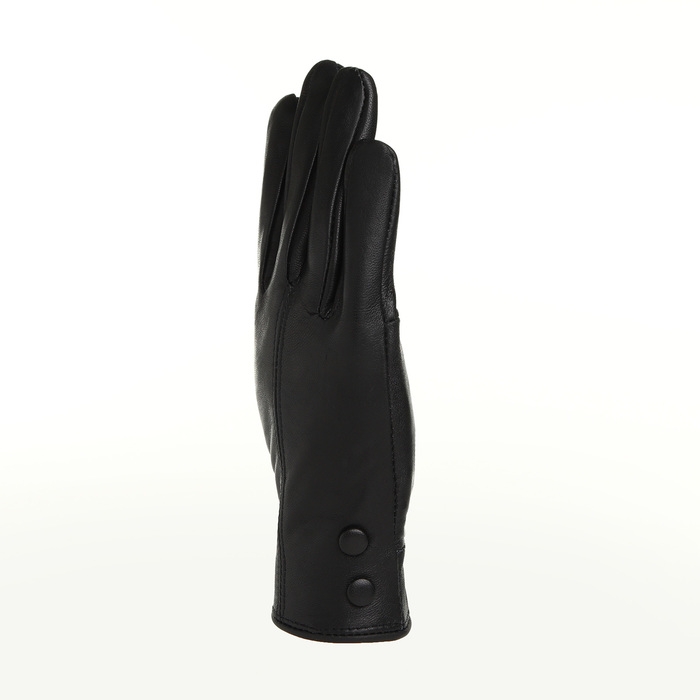 Перчатки женские, размер M, с утеплителем, цвет чёрный