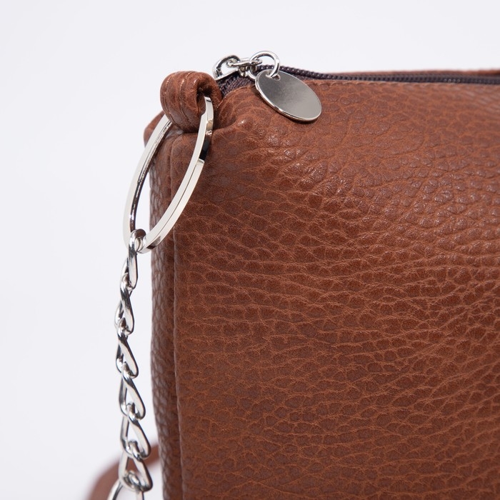 Сумка кросс-боди на молнии, цвет коричневый Сумка кросс-боди на молнии, цвет коричневый