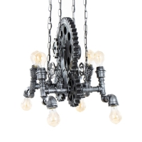 Люстра "Джеймас" 8хЕ27 черный 44х36х BayerLux