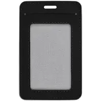 Чехол для пропуска Shall Simple, черный Чехол для пропуска Shall Simple, черный