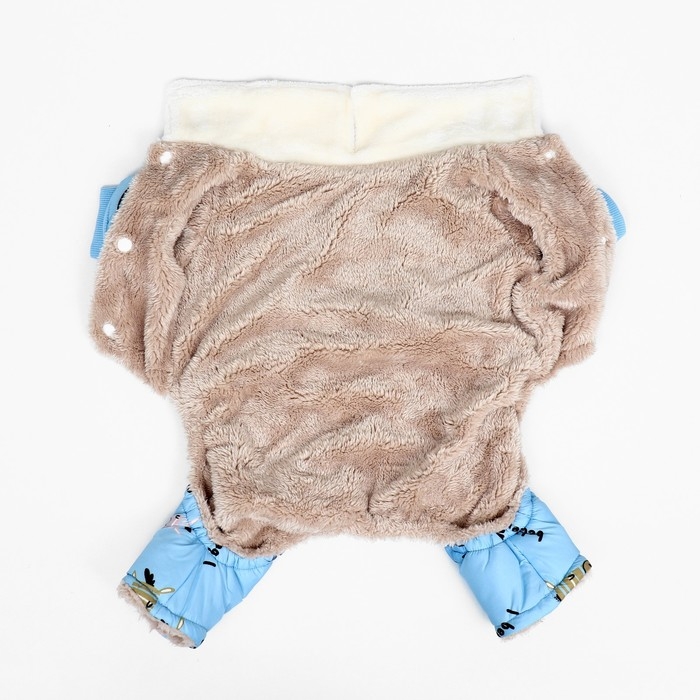 Комбинезон "Метель", размер S (ДС 25 см, ОГ 35, ОШ 24 см), голубой