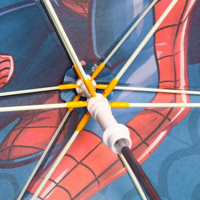 Зонт детский. Человек паук, синий, 6 спиц d=90 см Зонт детский. Человек паук, синий, 6 спиц d=90 см