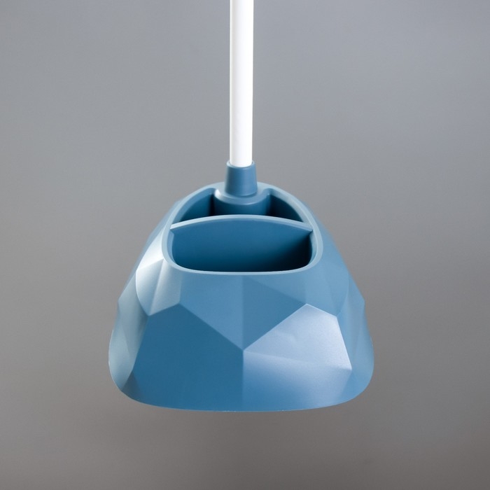 Настольная лампа Настольная лампа "Делсер" LED 3Вт USB АКБ синий 14х13х39 см RISALUX