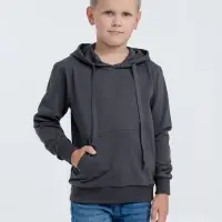 Худи детское Kirenga Kids 2.0, темно-серое (графит), 8 лет