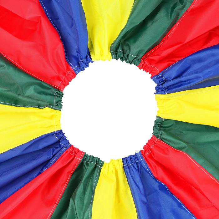 Парашют-юбка, 16 секторов, d=3 м, цвета МИКС Парашют-юбка, 16 секторов, d=3 м, цвета МИКС