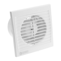 Вентилятор вытяжной "КосмоВент" В100, d=100 мм, 10 Вт, 40 дБ, 105 м&sup3;/ч, без выключателя