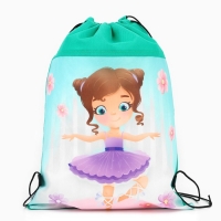 Мешок для обуви &laquo;Малышка балерина&raquo; нетканное полотно, размер 30 х 40 см