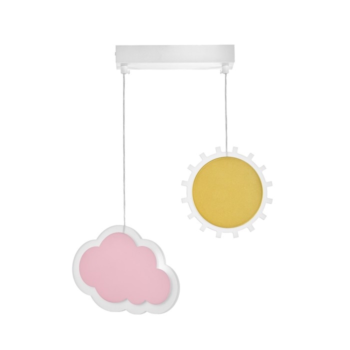 Светильник подвесной "Рассвет" LED 36Вт цветной 30х5х60см