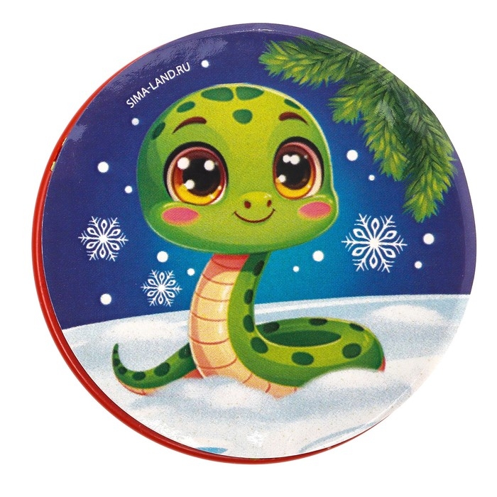 Новый год! Пружинка радуга &laquo;Змея удачи&raquo;, цвета МИКС, d.-5см, новогодний подарок