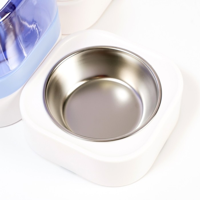 Автокормушка со съёмной крышкой, контейнер 1,8 л, фиолетовая Автокормушка со съёмной крышкой, контейнер 1,8 л, фиолетовая