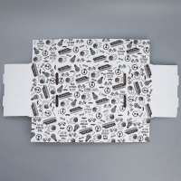 Коробка подарочная сборная с окном, упаковка, &laquo;Лучше всех&raquo;, белый ,27х10х21 см