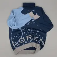 Свитер на заказ Tricksy Net Reglan, полушерсть, размер M