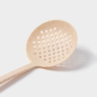 Шумовка Доляна &laquo;Беж&raquo;, 32&times;11&times;6 см, цвет бежевый