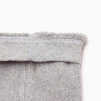 Колготки детские махровые, цвет светло-серый меланж, рост 134-140 см