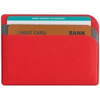 Чехол для карточек Dual, красный Чехол для карточек Dual, красный