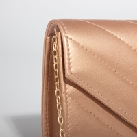 Сумка-клатч на клапане, цвет бронзовый Сумка-клатч на клапане, цвет бронзовый