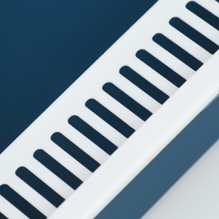 Туалет с бортом, 40х29х15 см, синий