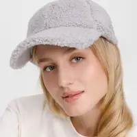 Бейсболка Oblako, утепленная, серая