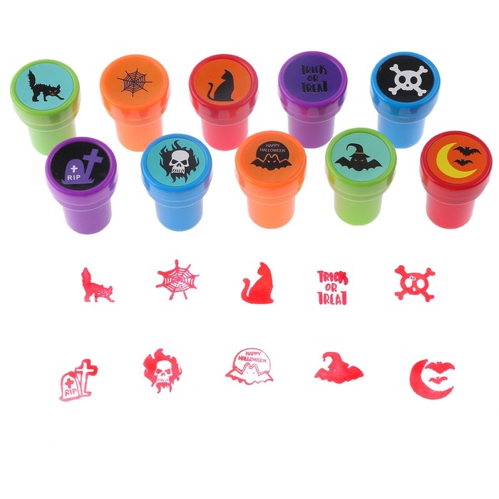 Печать цветная &laquo;Страшный Хеллоуин&raquo;, набор 10 шт., МИКС