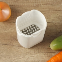 Овощерезка, 10&times;8&times;13,5 см, цвет белый