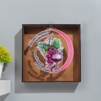 Копилка для винных пробок "Жизнь коротка" 24,5х23х5 см Копилка для винных пробок "Жизнь коротка" 24,5х23х5 см