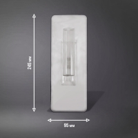 Гладилка ТУНДРА, пластиковая, прозрачная, 110 г, 245 х 95 мм Гладилка ТУНДРА, пластиковая, прозрачная, 110 г, 245 х 95 мм