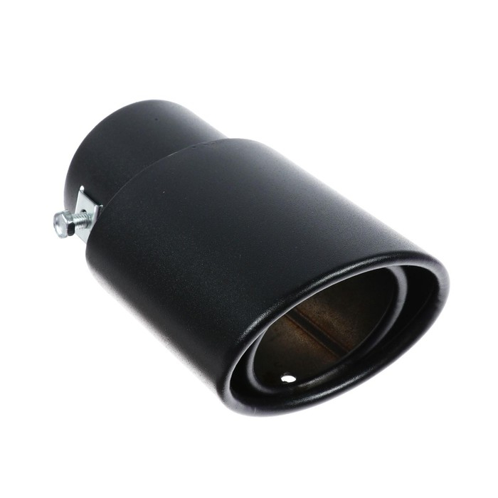 Насадка на глушитель 14&times;8.5 см, посадочный 64 мм, черный мат