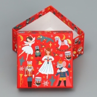 Набор подарочных коробок 10 в 1 &laquo;Щелкунчик&raquo;, 10 х 10 х 6 &ndash; 28 х 28 х 15 см, Новый год