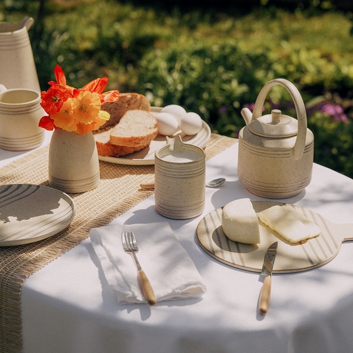 Чайник заварочный керамический SL Home &laquo;Райяс&raquo;, 1 л, 18&times;13&times;20,5 см, цвет бежевый