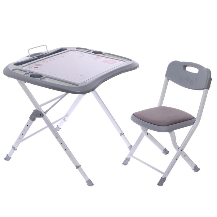 Комплект детской мебели &laquo;Растущий&raquo;, с зайчиками