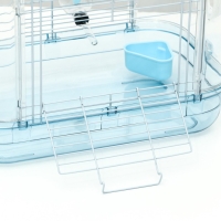 Клетка для грызунов с туннелем и наполнением, 32 х 31 х 39 см, голубая Клетка для грызунов с туннелем и наполнением, 32 х 31 х 39 см, голубая