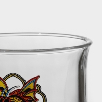 Кружка стеклянная &laquo;Змей&raquo;, 450 мл