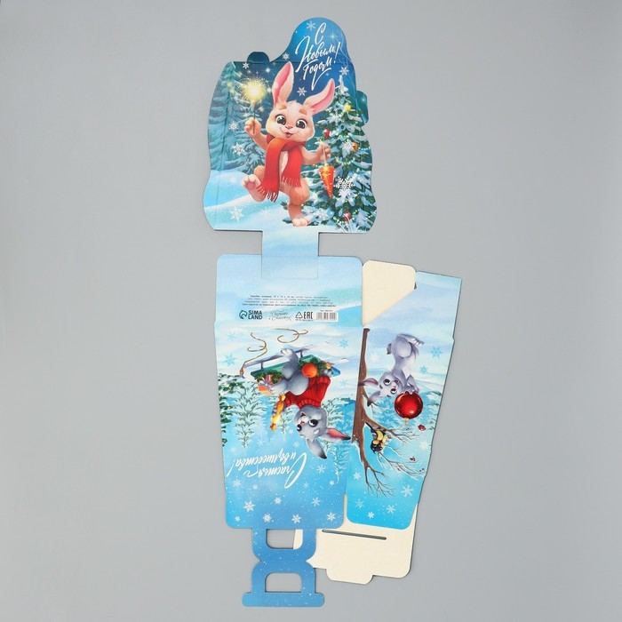 Коробка подарочная новогодняя складная &laquo;Волшебства &raquo;, 16 х 10 х 18 см, Новый год