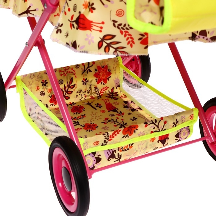 Коляска кукольная №11, цвета МИКС Коляска кукольная №11, цвета МИКС