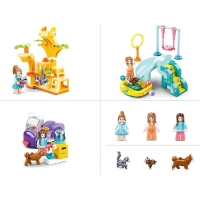 Конструктор Розовая мечта «Поилка для собак и машинка», 91 деталь Конструктор Розовая мечта «Поилка для собак и машинка», 91 деталь