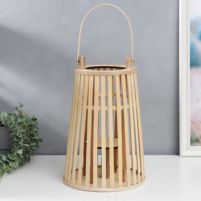 Подсвечник дерево на 1 свечу Подсвечник дерево на 1 свечу "Экология" 31х22х22 см