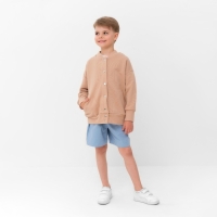 Бомбер детский MINAKU цвет бежевый, рост 104 см