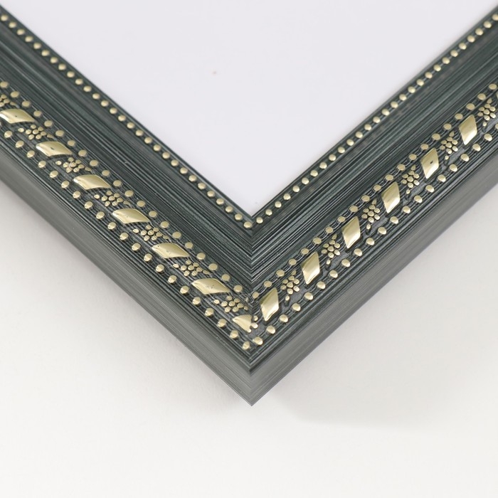 Фоторамка "МИРАМ" 20х20 см, 642998-22, зелёный (пластиковый экран)