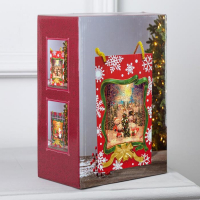 Светодиодная фигура «Подарочный пакет» 15 × 23 × 7 см, пластик, батарейки ААх3 (не в комплекте), USB, свечение тёплое белое Светодиодная фигура «Подарочный пакет» 15 × 23 × 7 см, пластик, батарейки ААх3 (не в комплекте), USB, свечение тёплое белое