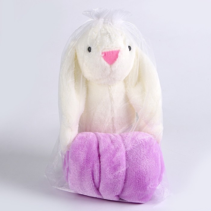 Мягкая игрушка с пледом &laquo;Зайка&raquo;