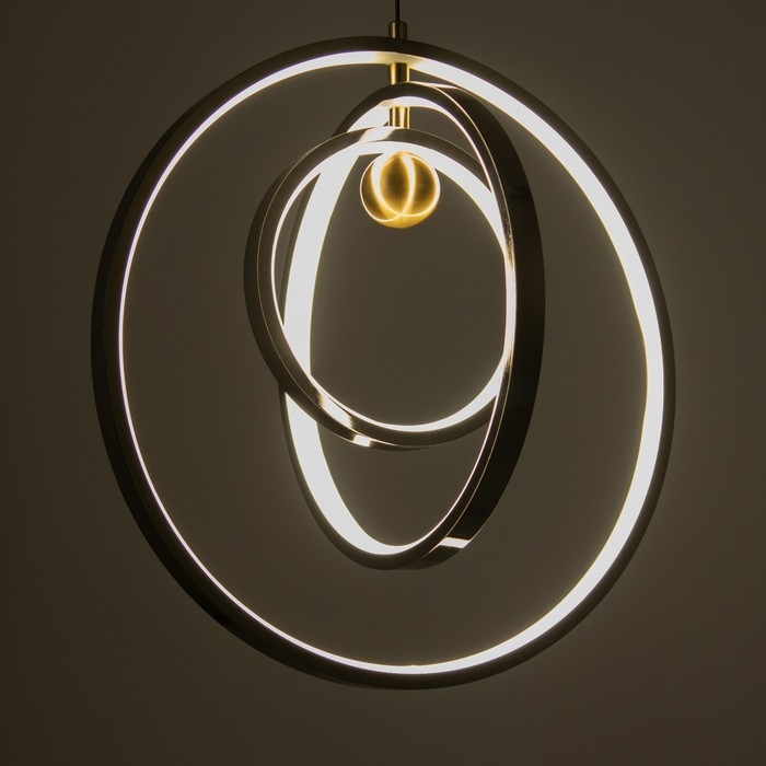 Светильник BayerLux "Хайфи" 27Вт LED золото-серебро 40х40х42см