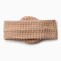 Повязка на голову Крошка Я &laquo;Бантик&raquo;, цв. бежевый, р-р 46-48