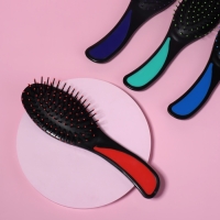 Расчёска массажная, 6 &times; 21 см, цвет МИКС