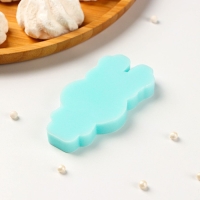 Силиконовый молд «Олень», 8×3,7×0,8 см, цвет бирюзовый Силиконовый молд «Олень», 8×3,7×0,8 см, цвет бирюзовый