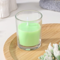 Свеча ароматическая в стакане "Нюд", 5х6 см, яблоко Свеча ароматическая в стакане "Нюд", 5х6 см, яблоко