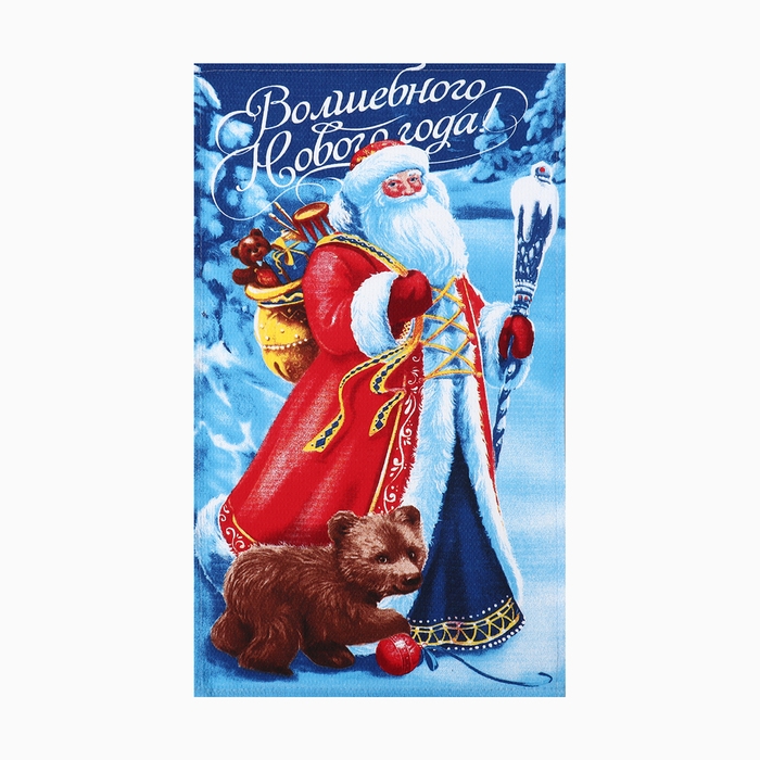Набор кухонных полотенец Доляна &laquo;С новым годом&raquo; 35х60см-4шт, 100% хлопок