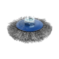 Щетка металлическая для УШМ ТУНДРА, "тарелка", М14, 100 мм Щетка металлическая для УШМ ТУНДРА, "тарелка", М14, 100 мм