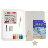 Набор для рисования на воде в технике эбру &laquo;Новый год&raquo;